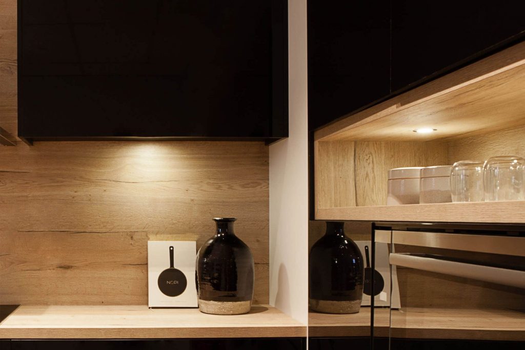 NIKPOL Shelves Egger HALIFAX OAK with ABS edge Burleigh Laminated